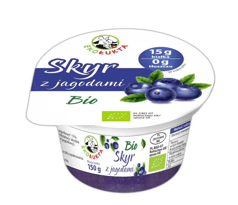 SKYR Joghurt mit Heidelbeeren BIO 150 g - EKO LUKTA