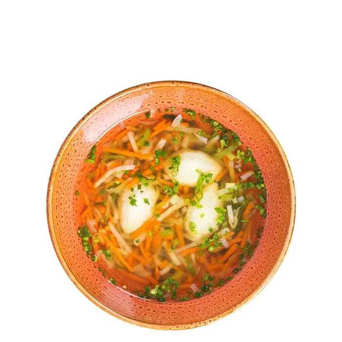 Klare Grießnockerlsuppe